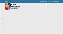 Desktop Screenshot of etonlearning.com